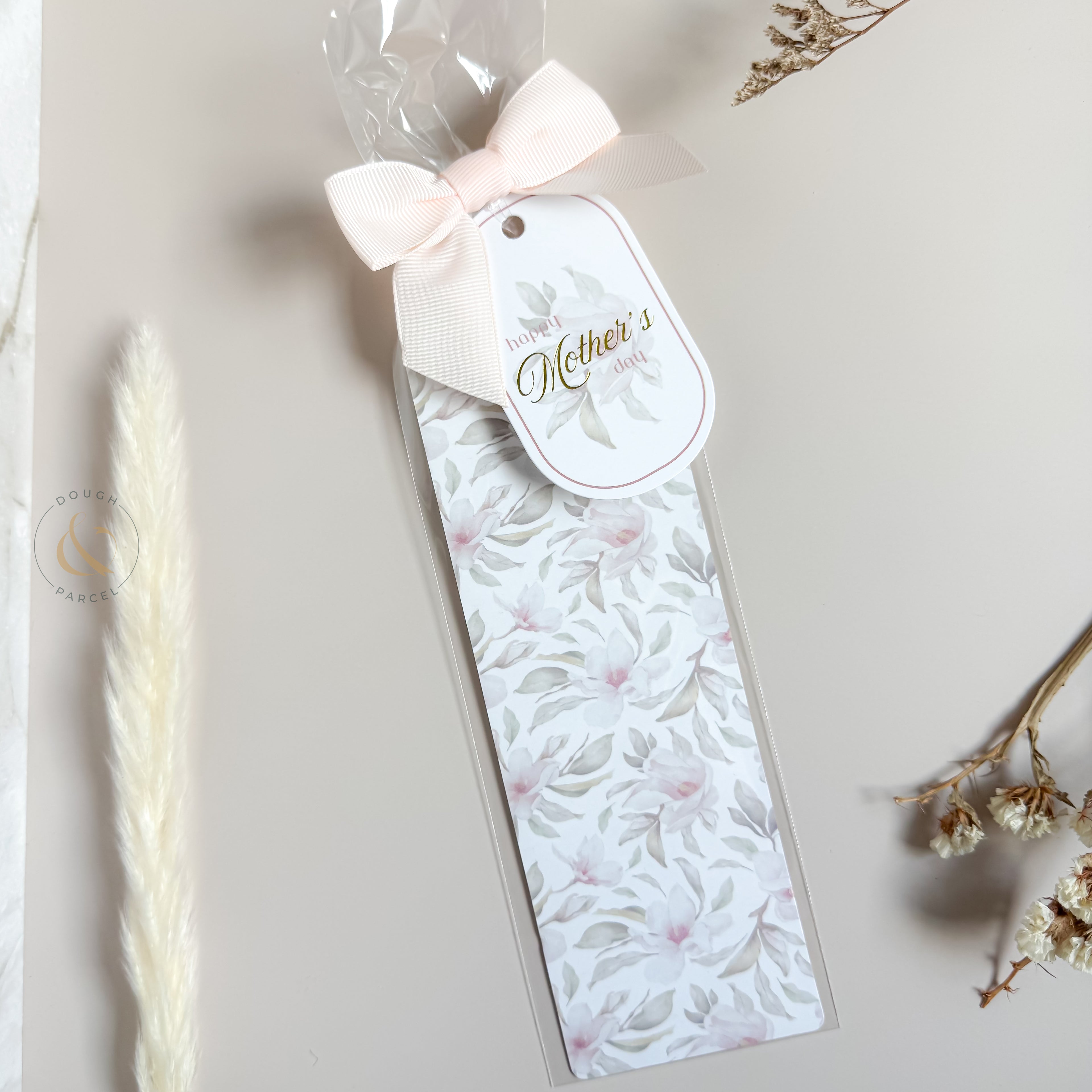 Grease resistant tall cookie backer - 2.625" x 8" (Floral) (25 pack)