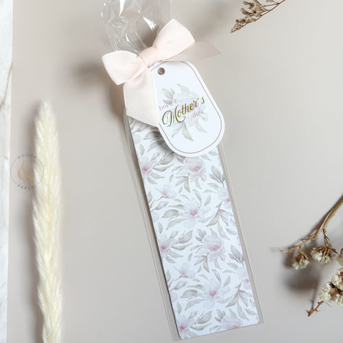 Grease resistant tall cookie backer - 2.625" x 8" (Floral) (25 pack)