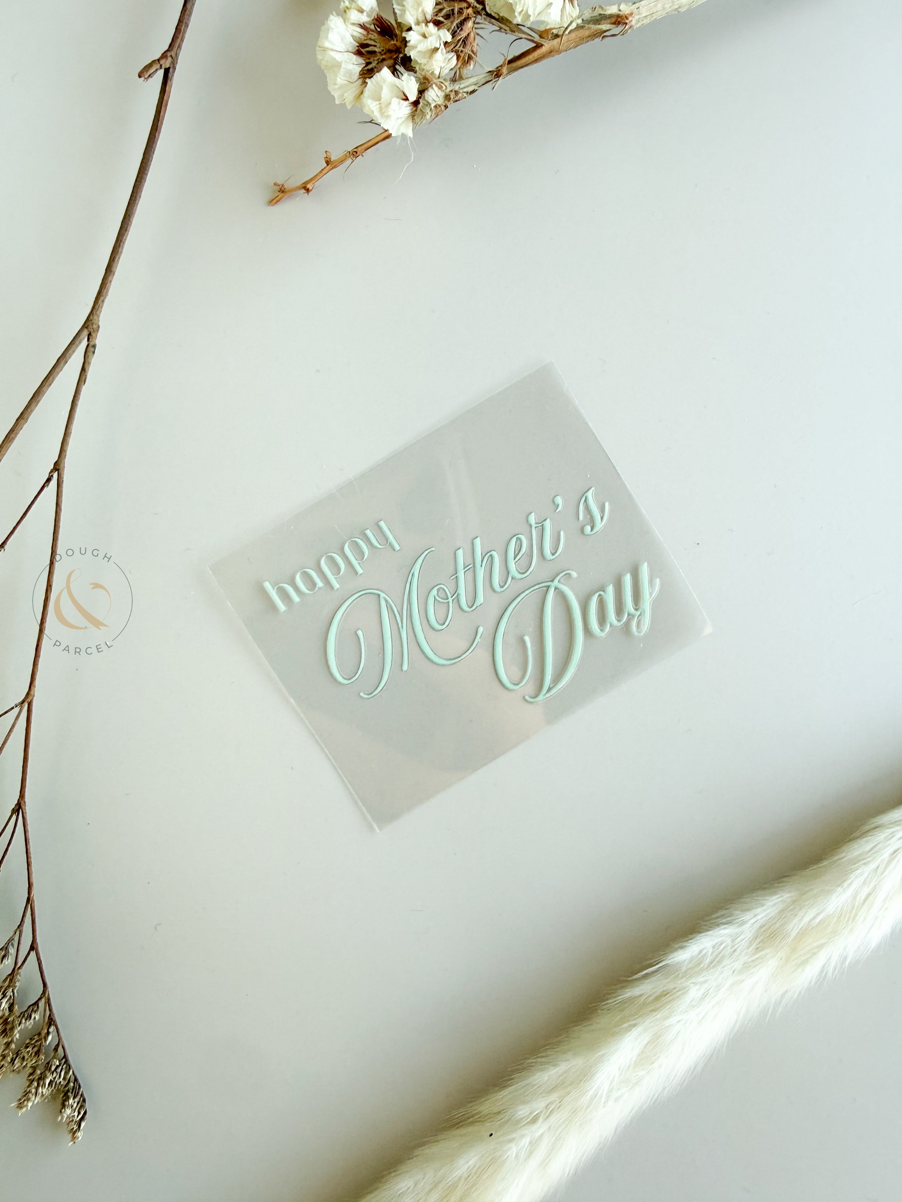 Happy Mother's Day Vinyl Decal Sage (5 pack)