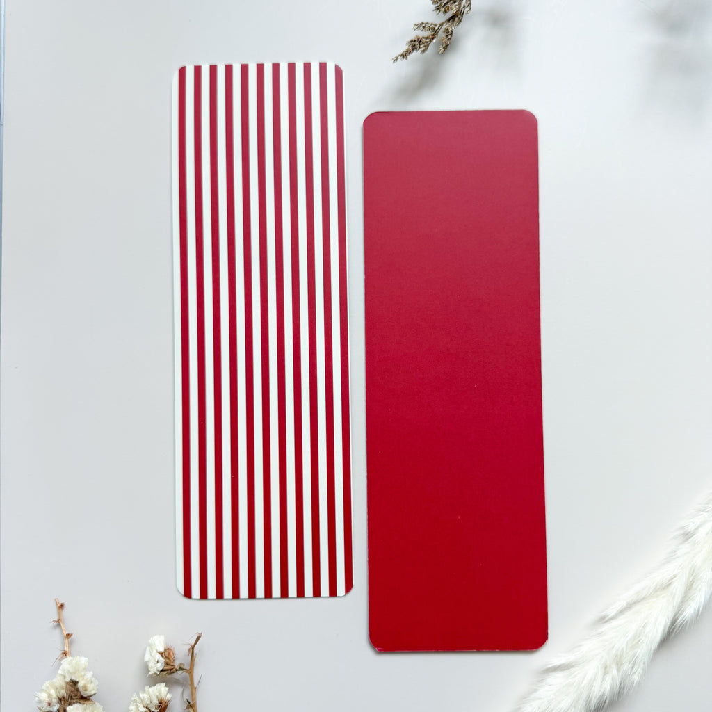 Grease resistant tall cookie backer - 2.625" x 8" (Red Stripe)  15pk for cookie packaging by Dough & Parcel