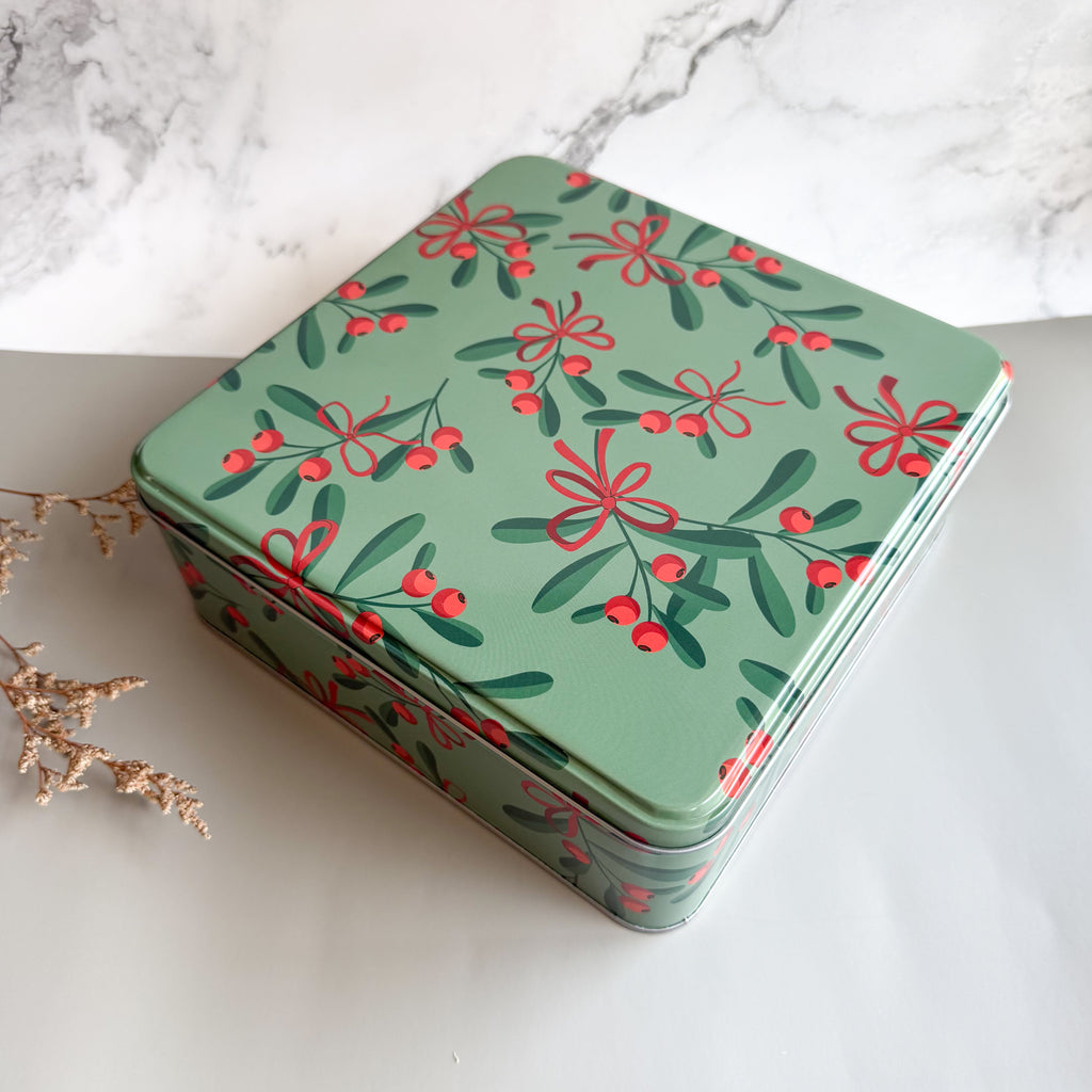Steel Mill & Co. Holly Jolly Christmas Tin – Large