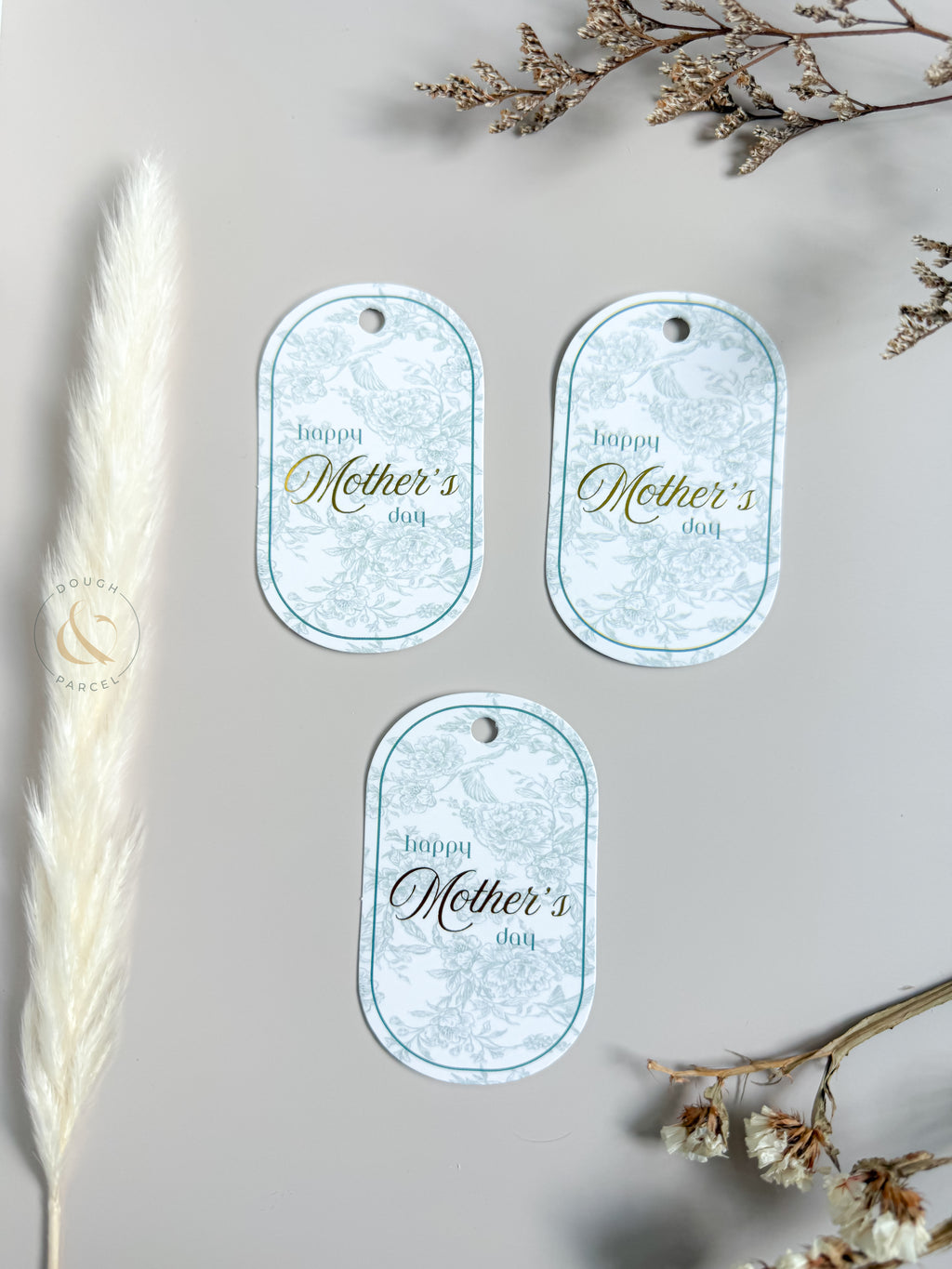 Mother's Day Toile Gift Tag (25 pack)