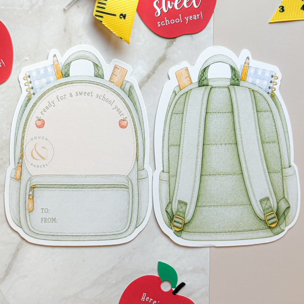 Back to School Cookie Card packs