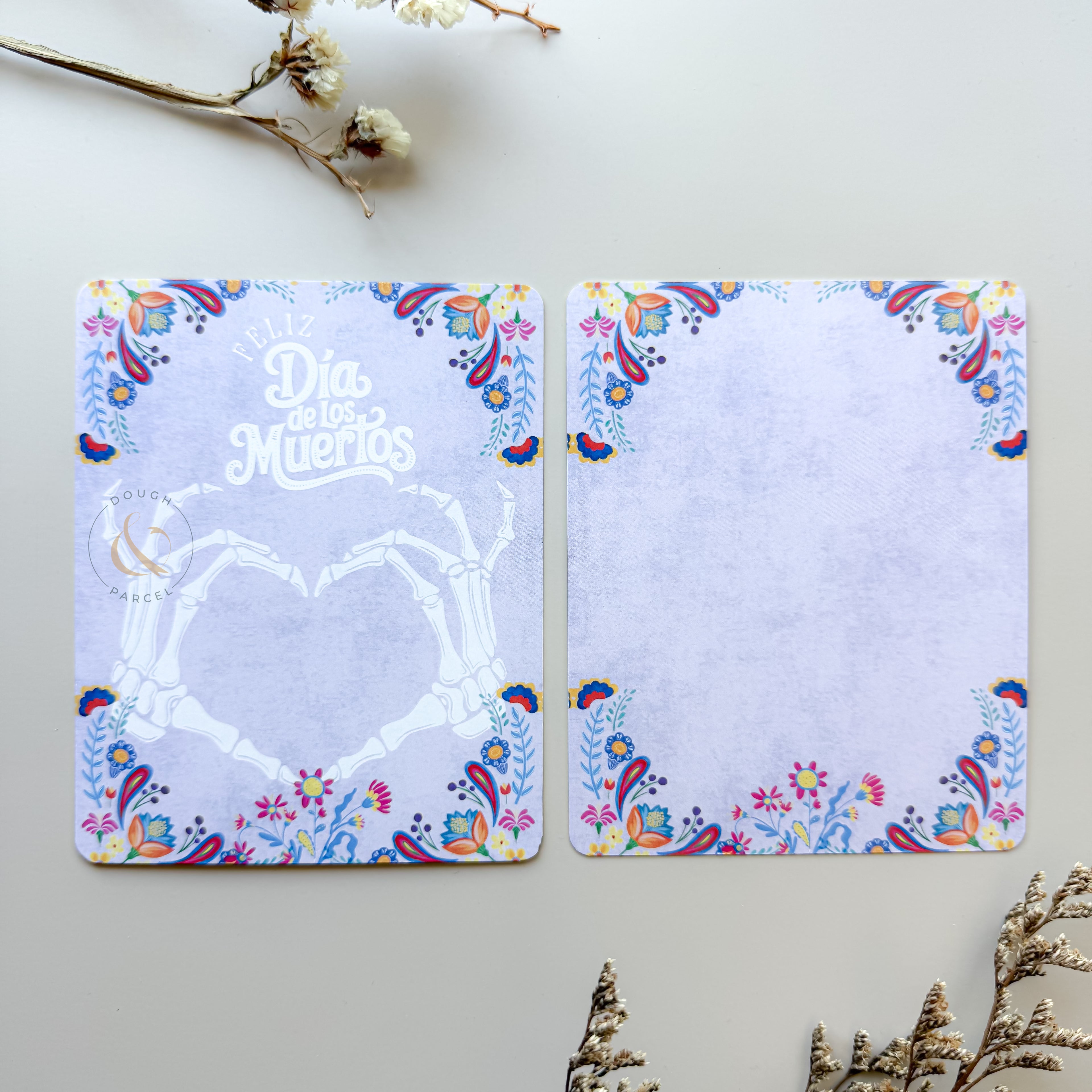 Dia De Los Muertos Cookie Card