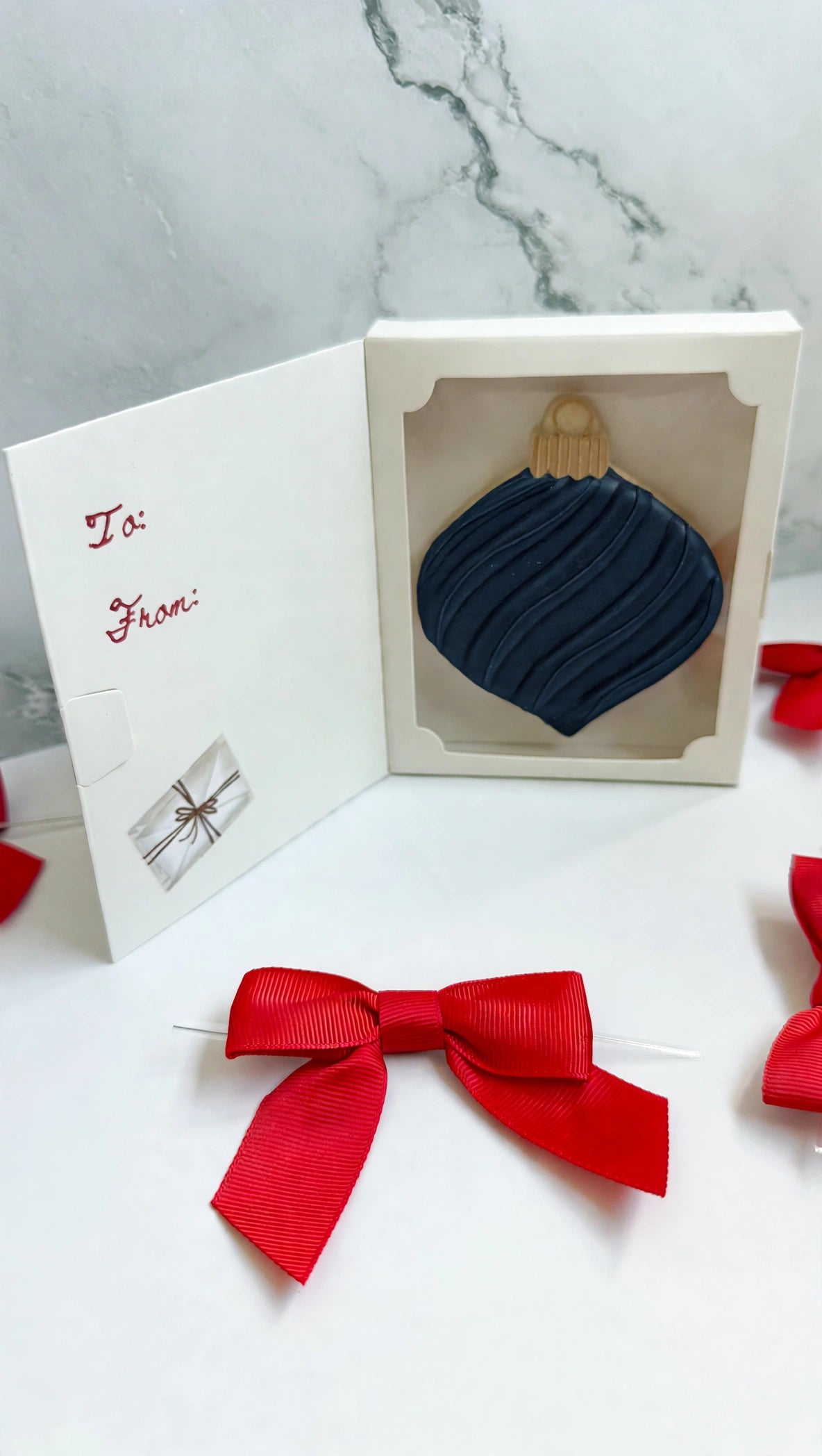 Merry Christmas Cookie Card Box (10 pack)