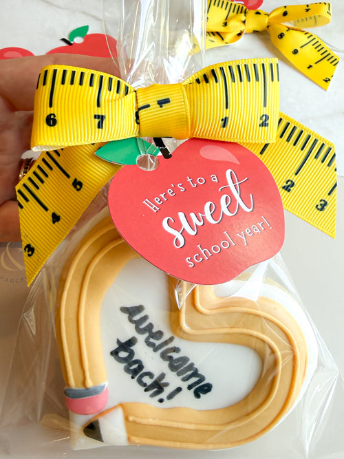 Back to School Apple Gift Tag