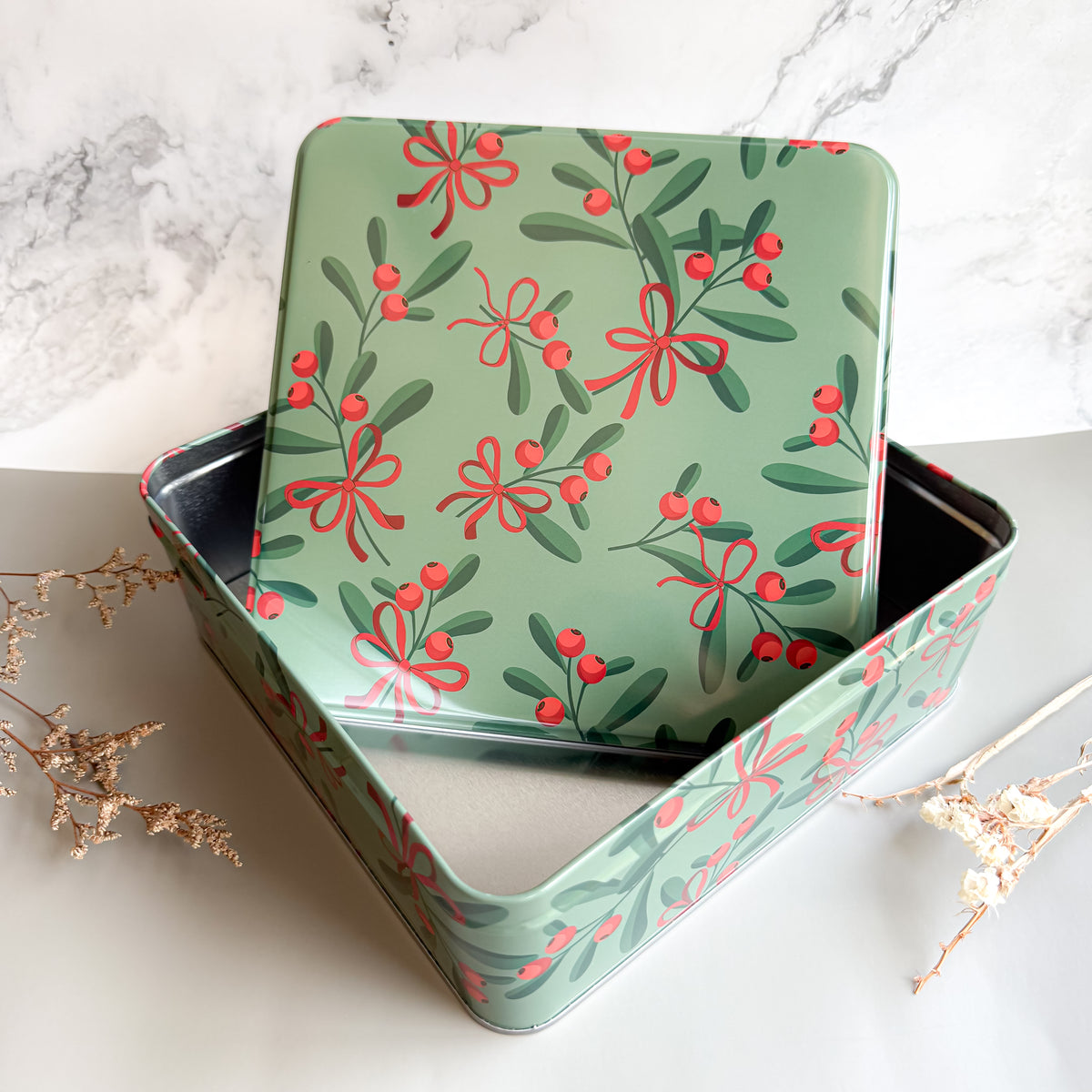 Steel Mill & Co. Holly Jolly Christmas Tin – Large