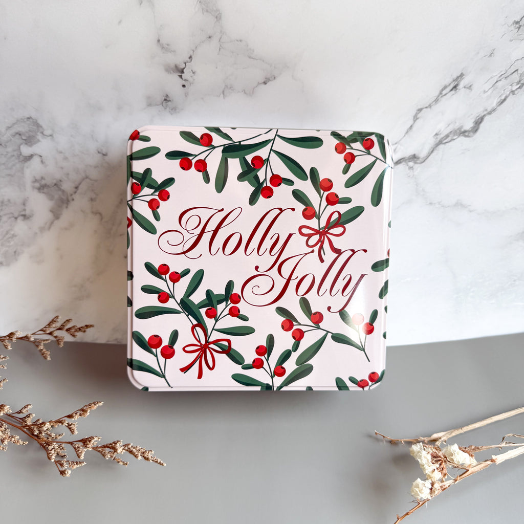 Steel Mill & Co. Holly Jolly Christmas Tin – Small