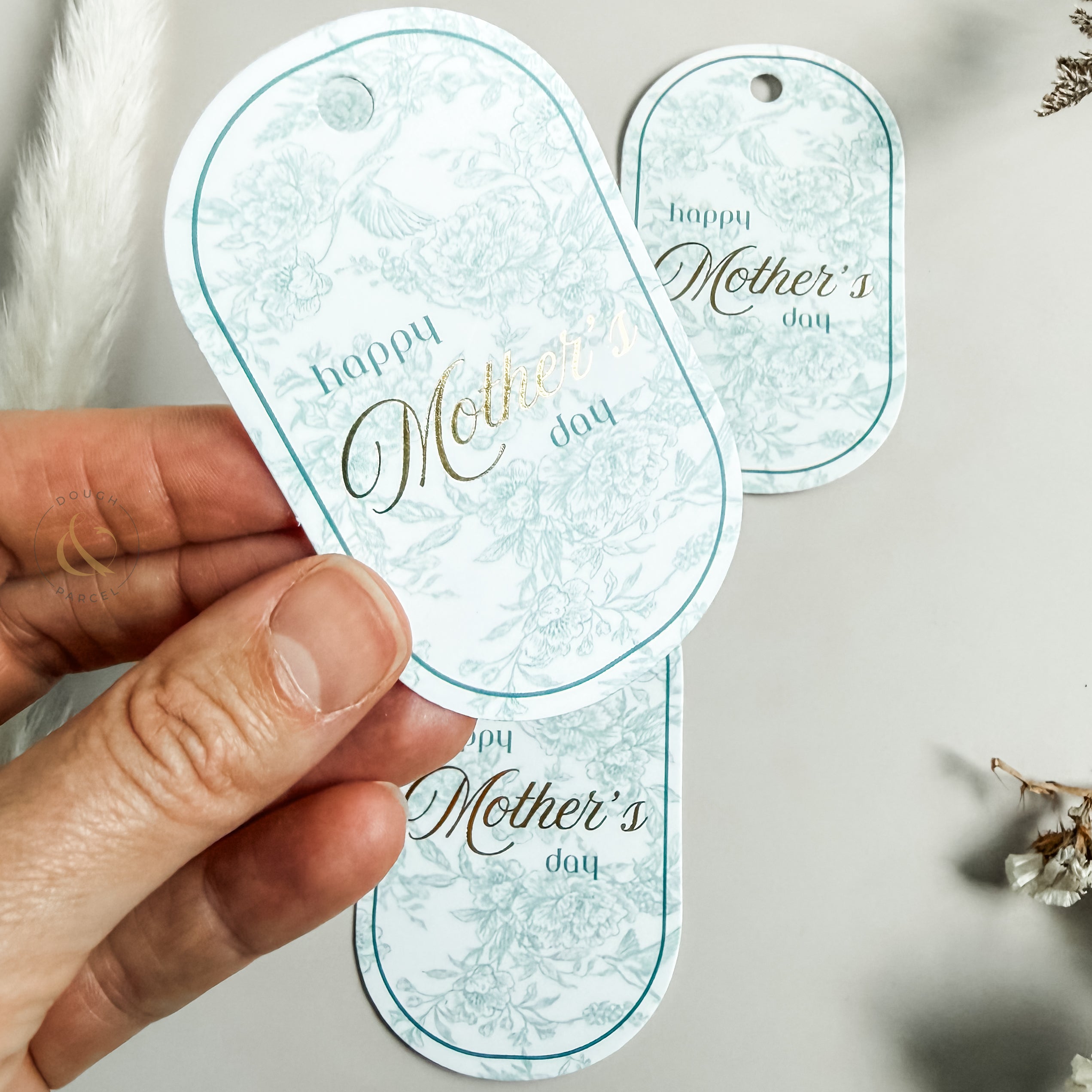 Mother's Day Toile Gift Tag (25 pack)