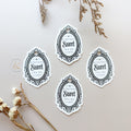 Victorian Frame Halloween Gift Tag