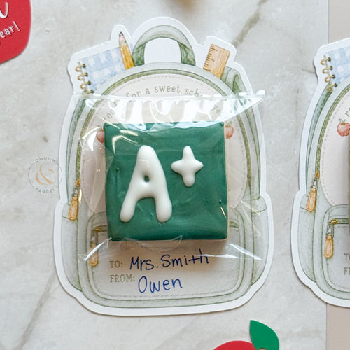 Back to School Cookie Card packs
