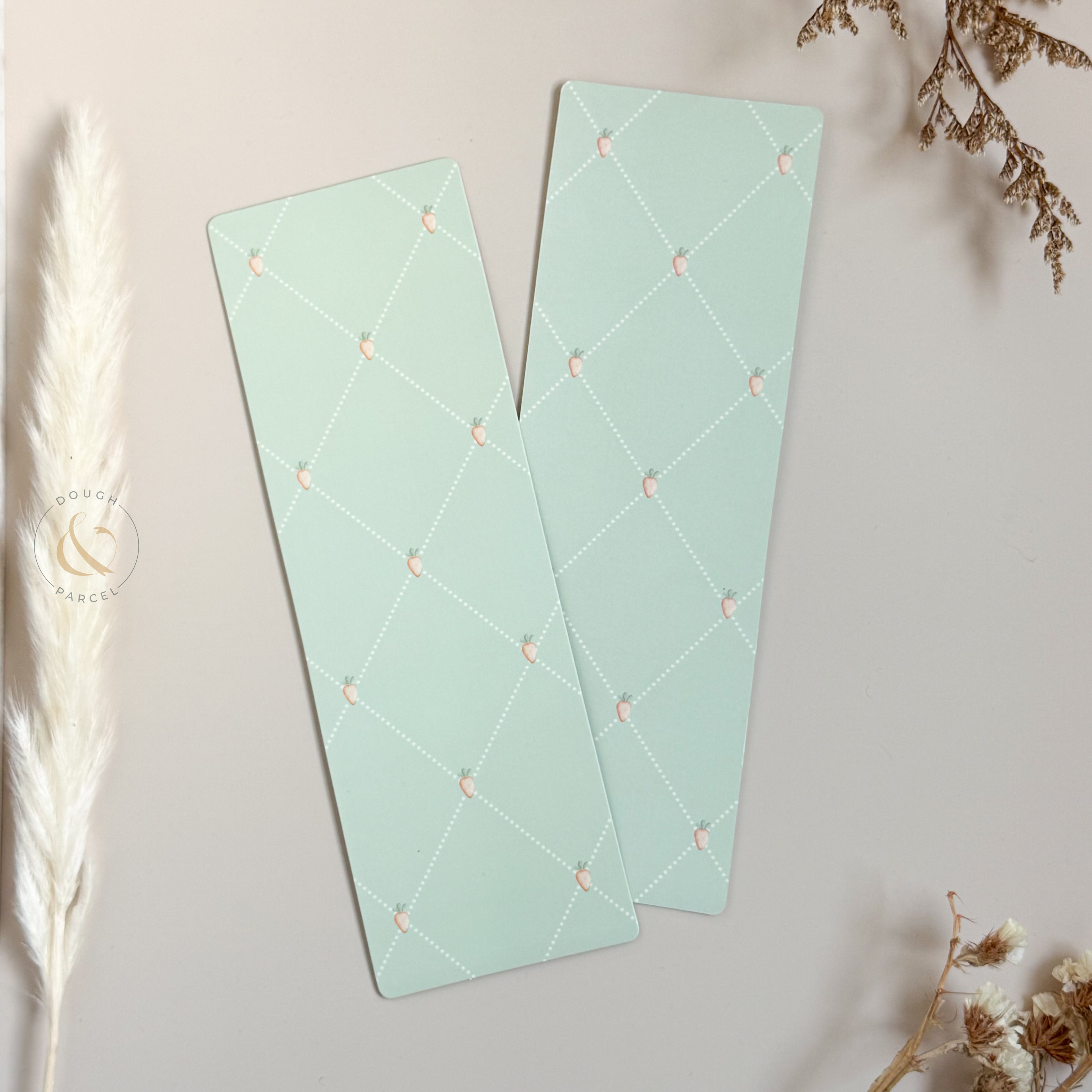 Grease resistant tall cookie backer - 2.625" x 8" (Easter Argyle) 25 pack