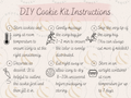 DIY Cookie Kit Instructions Card | Digital Download