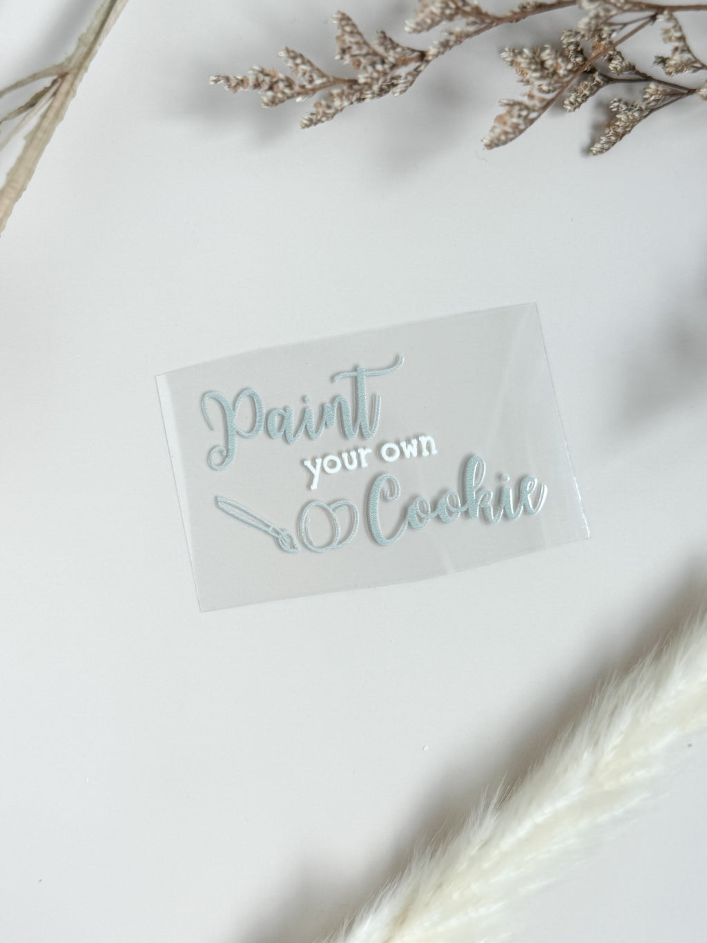 Paint Your Own Cookie Vinyl Decal (5 pack)