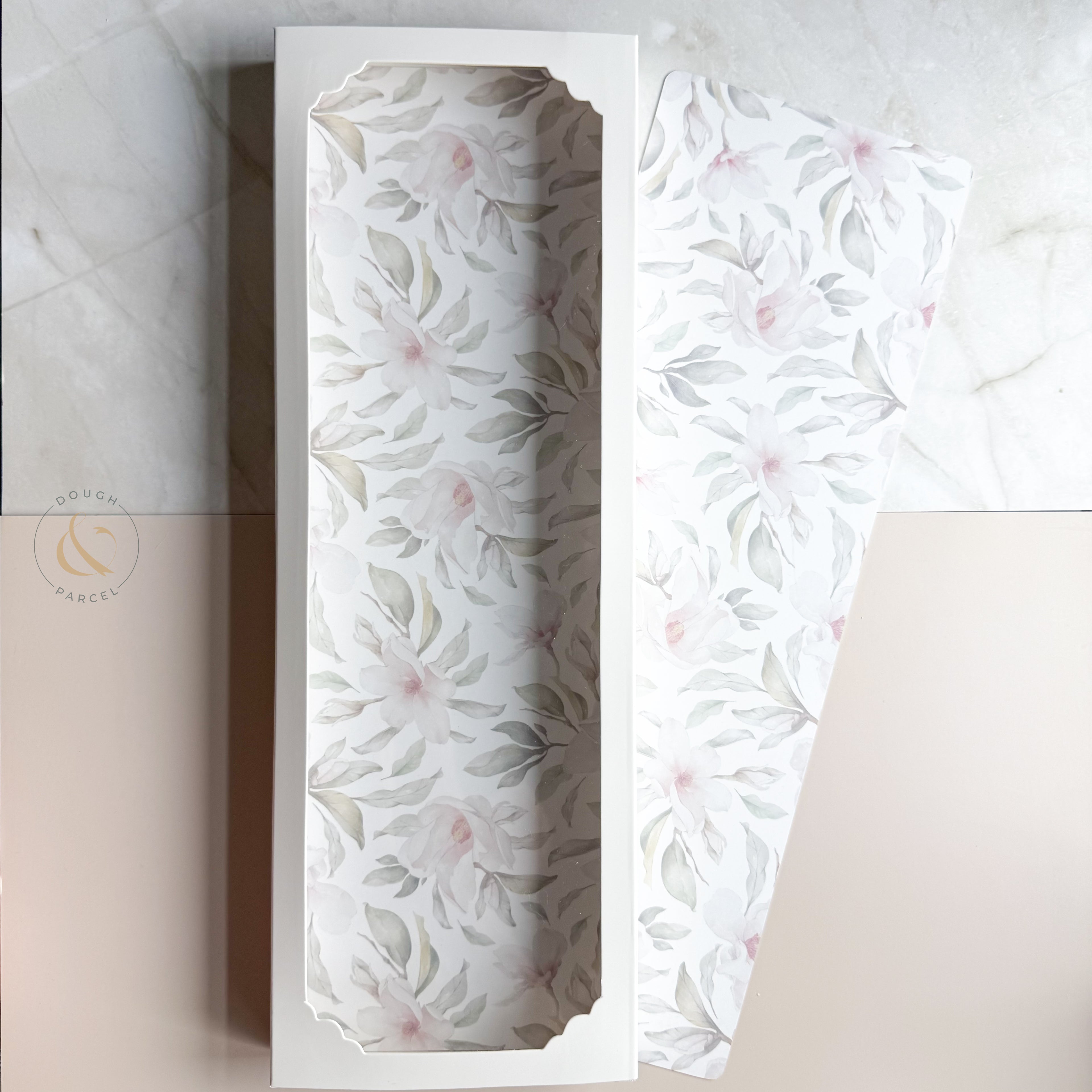 Reversible Quad Backer Cards - floral & toile (10 pack)