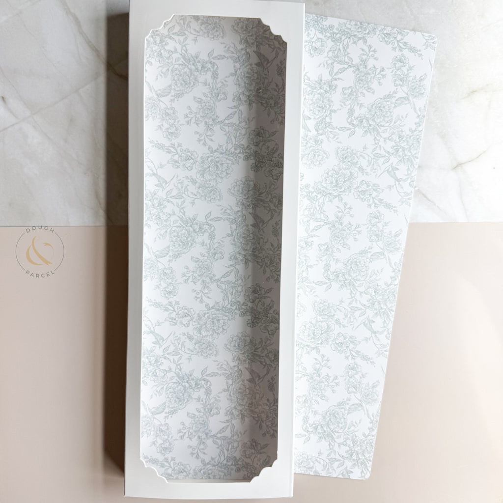 Reversible Quad Backer Cards - floral & toile (10 pack)