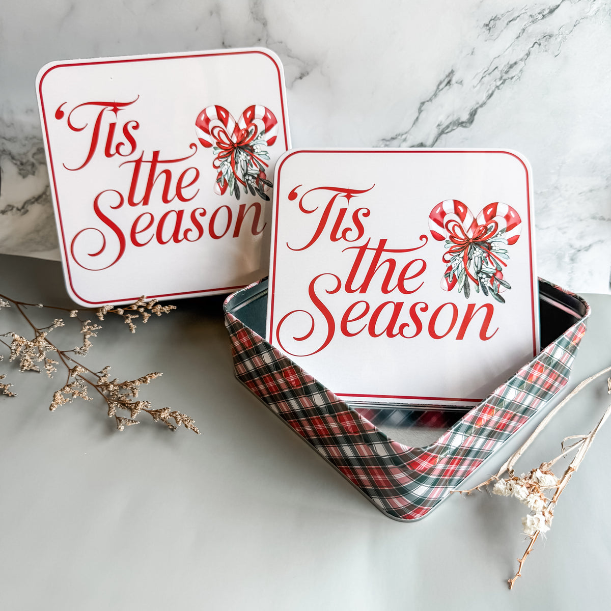 Steel Mill & Co. Tis the Season Christmas Tin – Medium