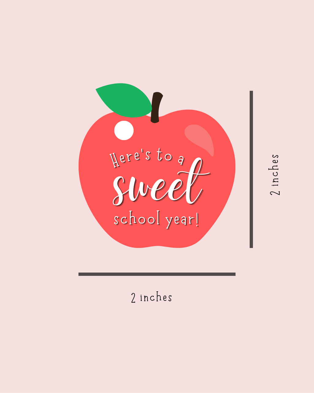 COMING SOON - Back to School Apple Gift Tag