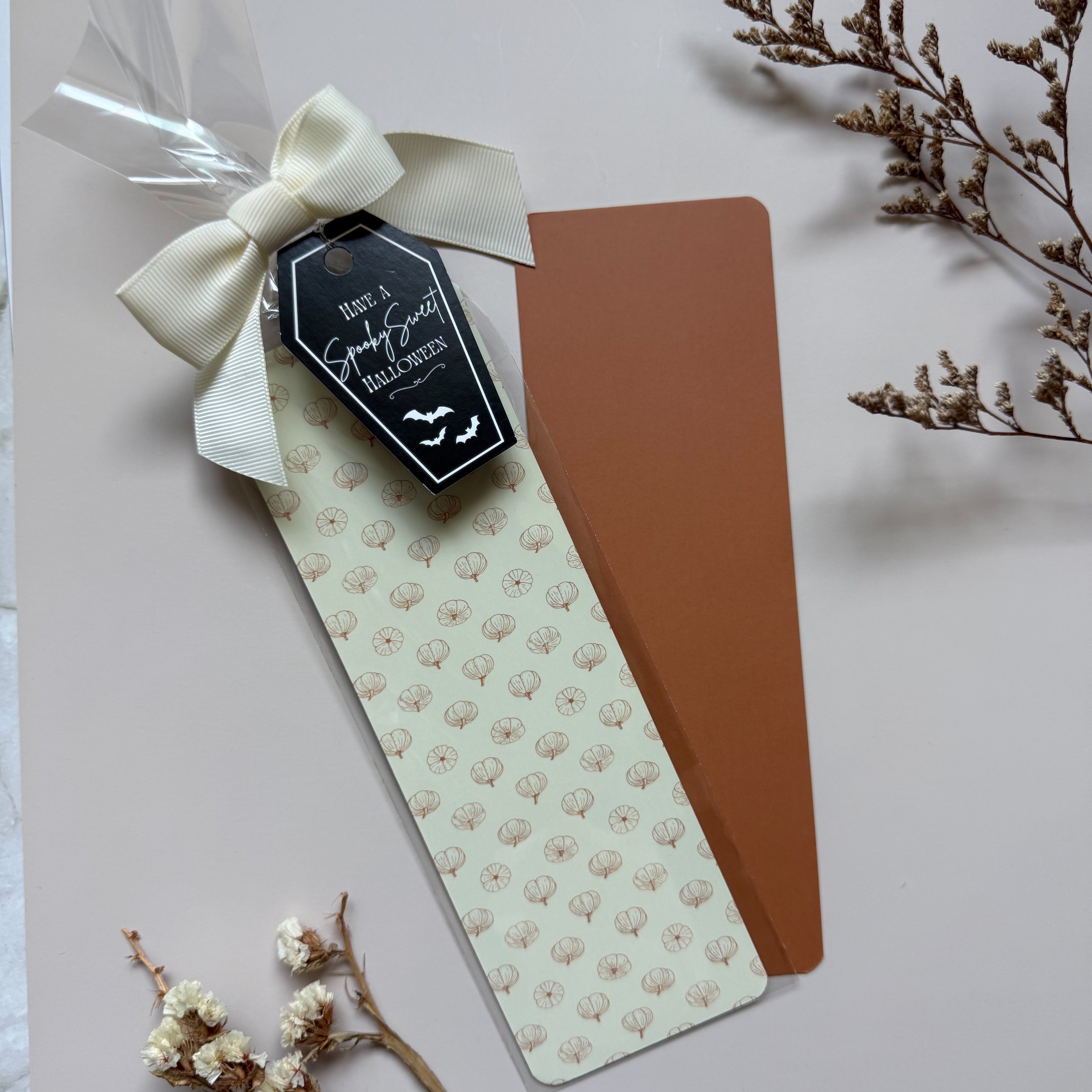 Reversible grease resistant tall cookie backer - 2.625" x 8" (Pumpkin & Terracotta) 15pk