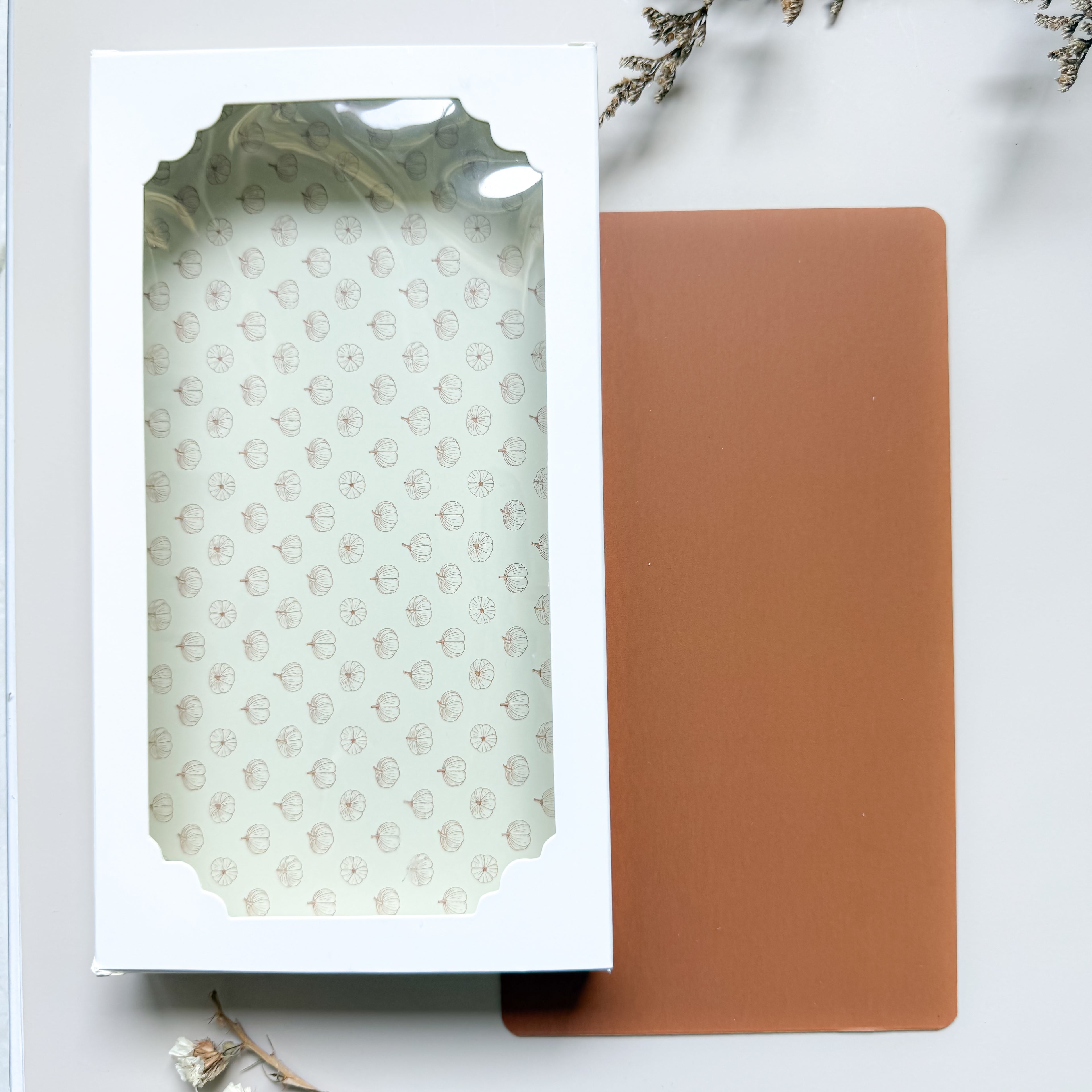 Reversible Duo Backer Cards - Pumpkin & Terracotta 10pk