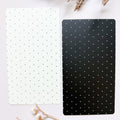 Reversible Duo Backer Cards - Cream dots & Black dots 10pk