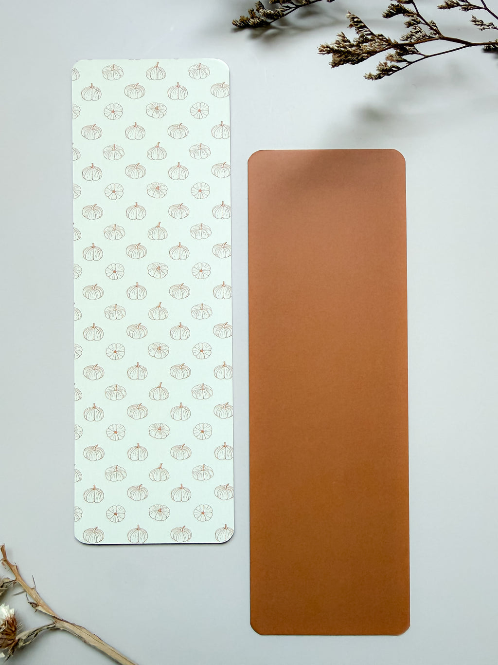 Reversible grease resistant tall cookie backer - 2.625" x 8" (Pumpkin & Terracotta) 15pk