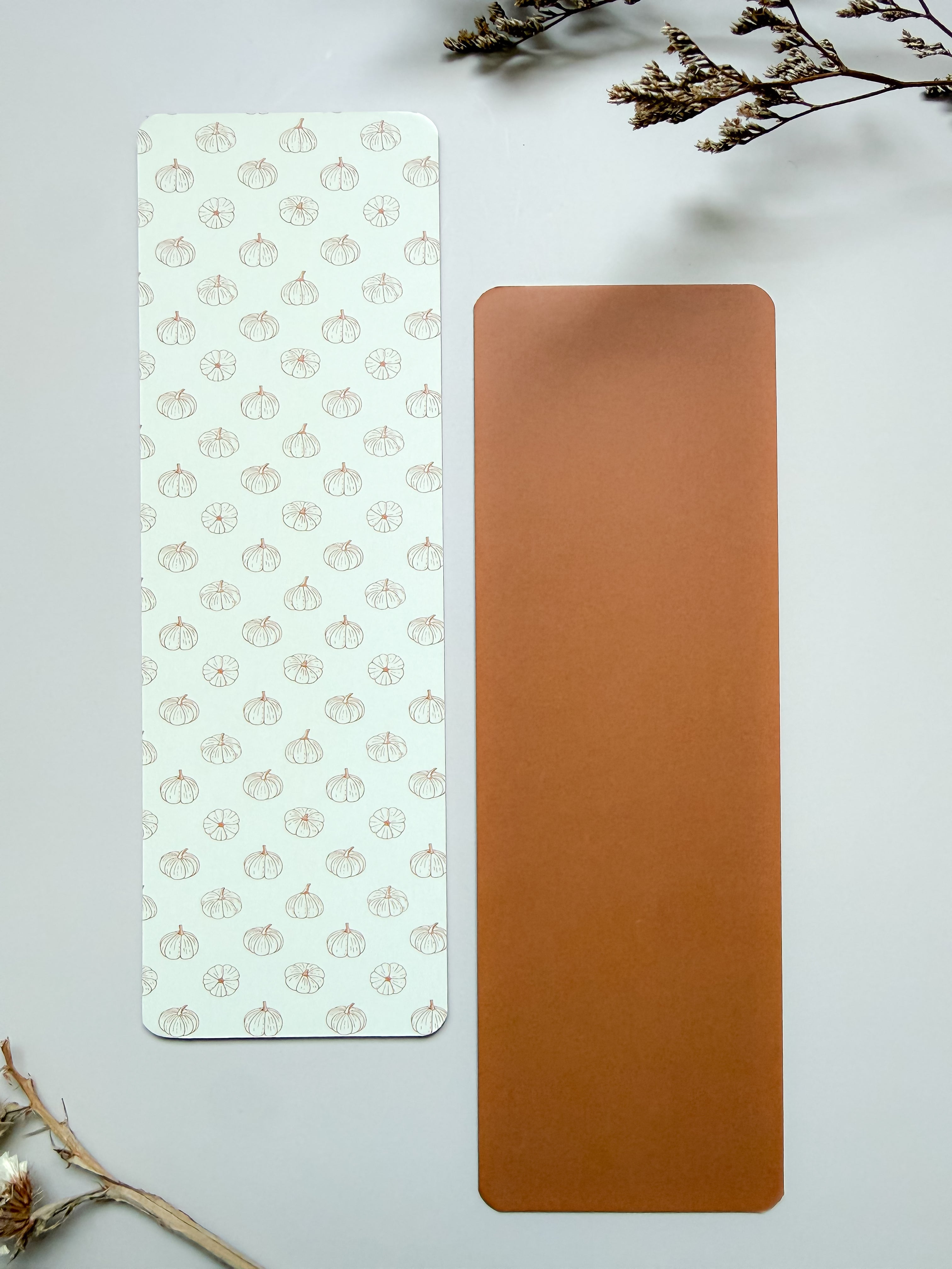Reversible grease resistant tall cookie backer - 2.625" x 8" (Pumpkin & Terracotta) 15pk