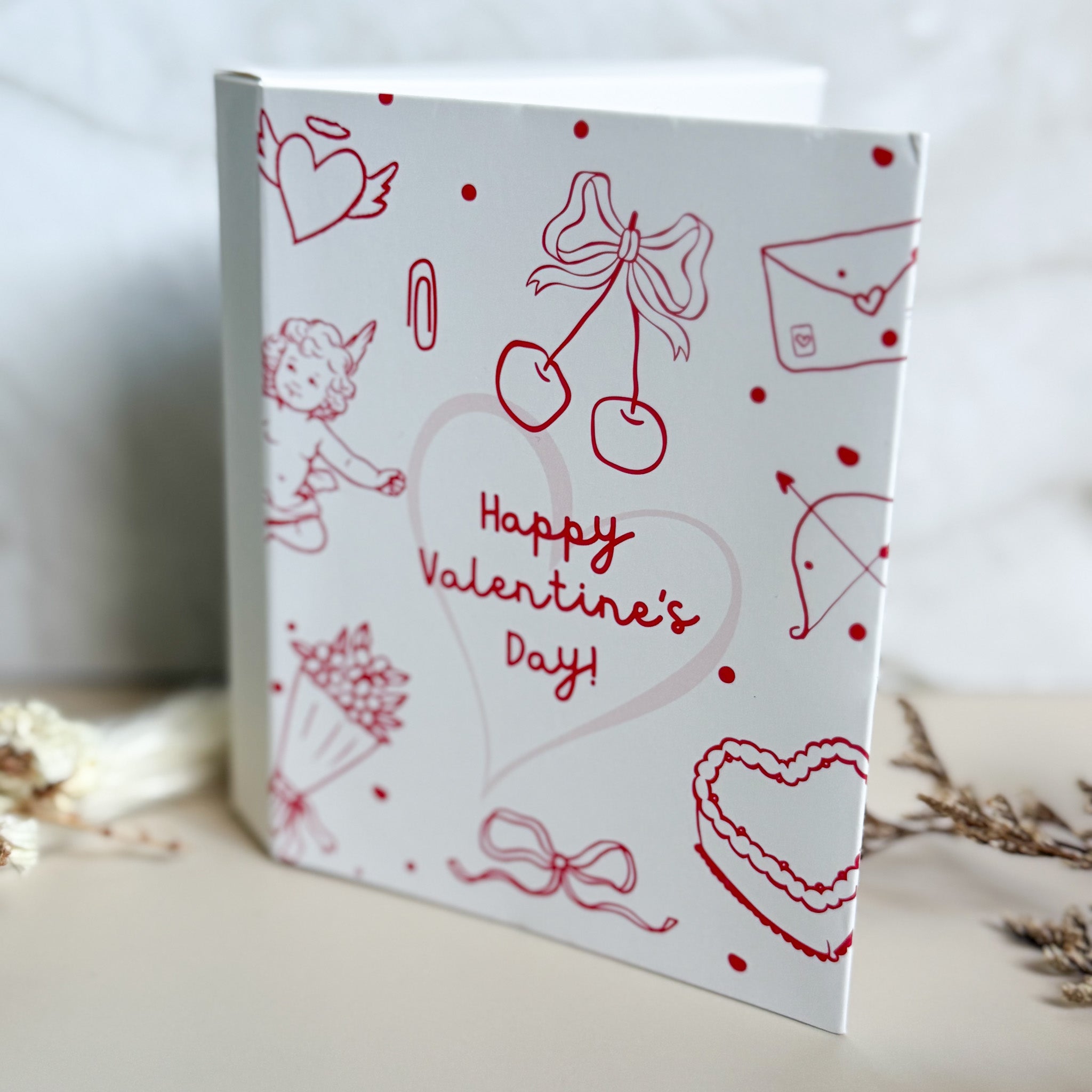 Happy Valentine's Day Cookie Card Box (10 pack)