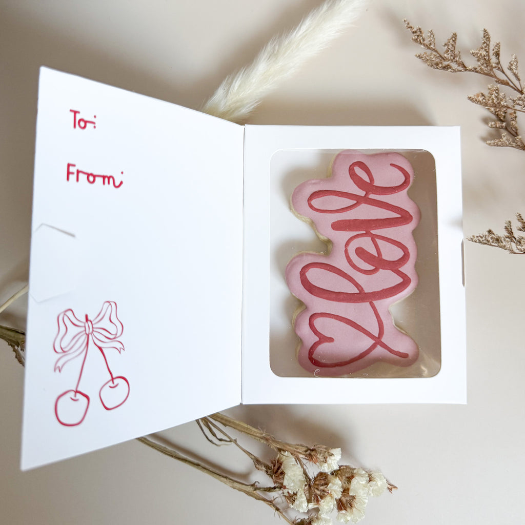 Happy Valentine's Day Cookie Card Box (10 pack)