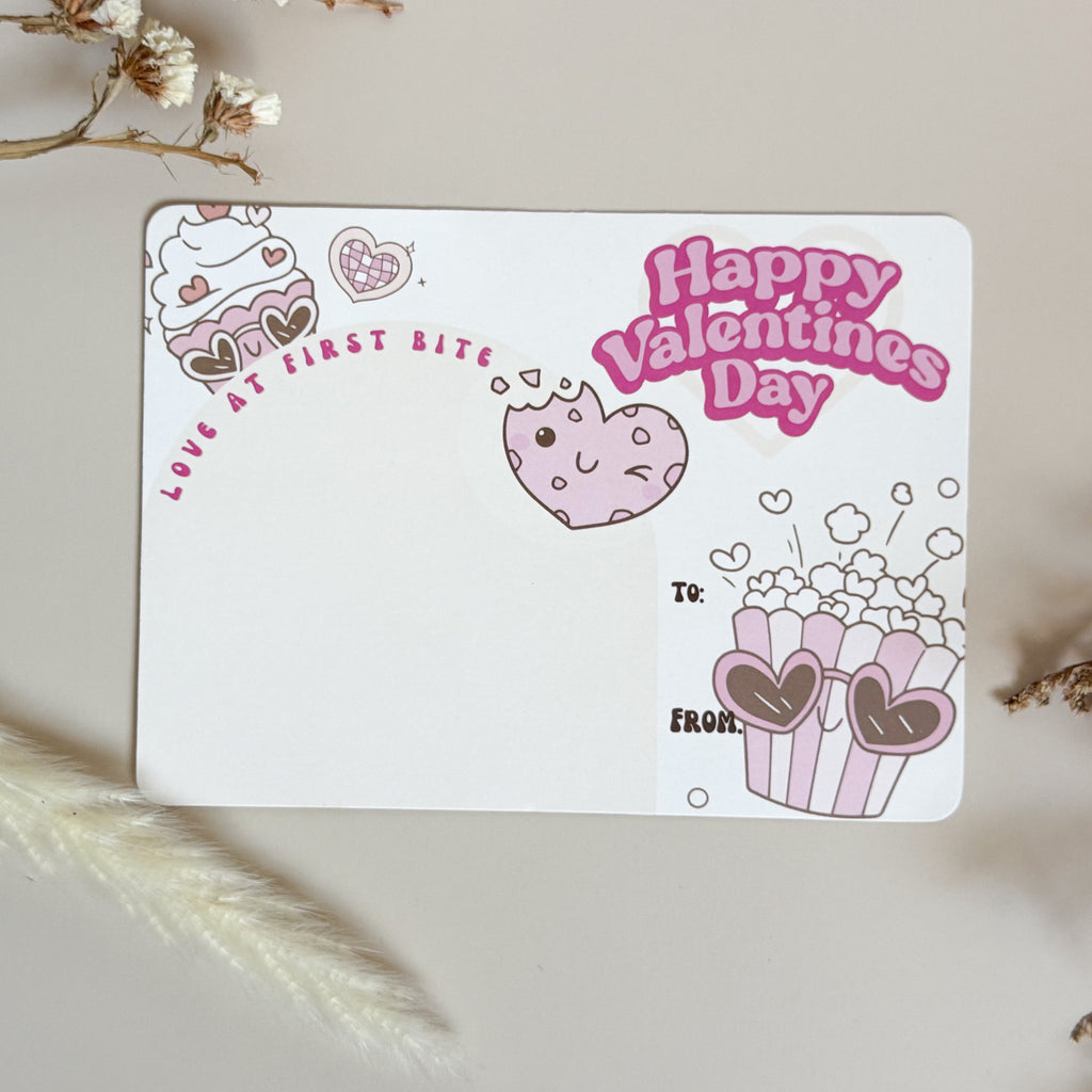 Love at First Bite Valentine's Cookie Card (25 pack)