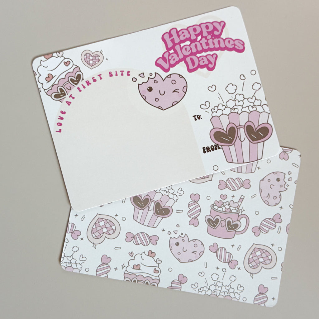 Love at First Bite Valentine's Cookie Card (25 pack)