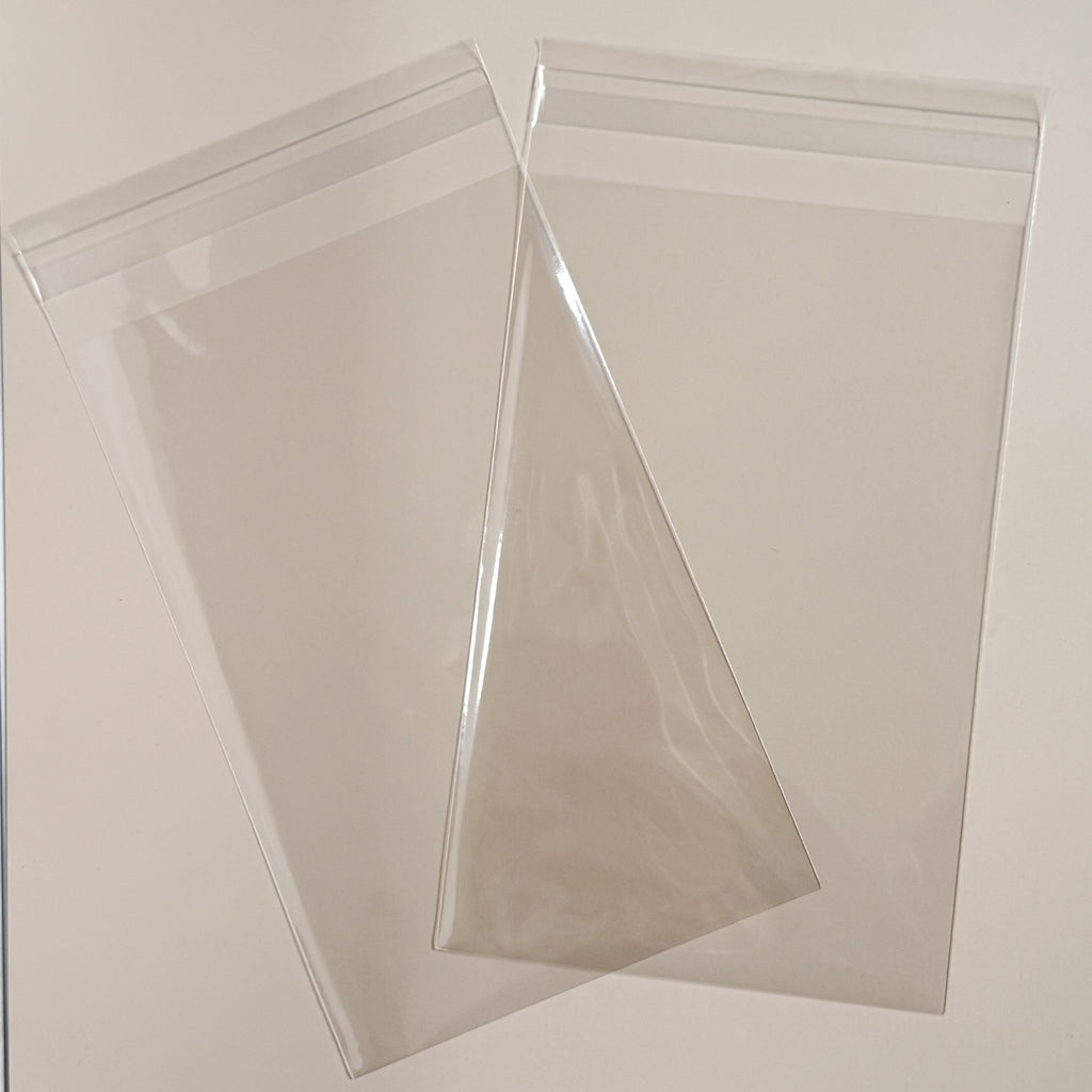 Clear heat seal bag with flap - 5 1/4 x 10 1/2 (100 pack) for Artisan Slim Duo