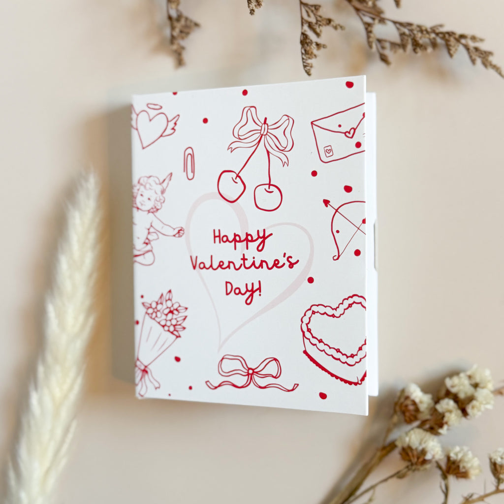 Happy Valentine's Day Cookie Card Box (10 pack)