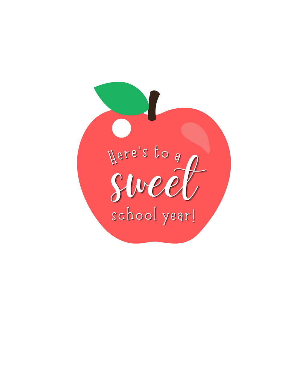 COMING SOON - Back to School Apple Gift Tag