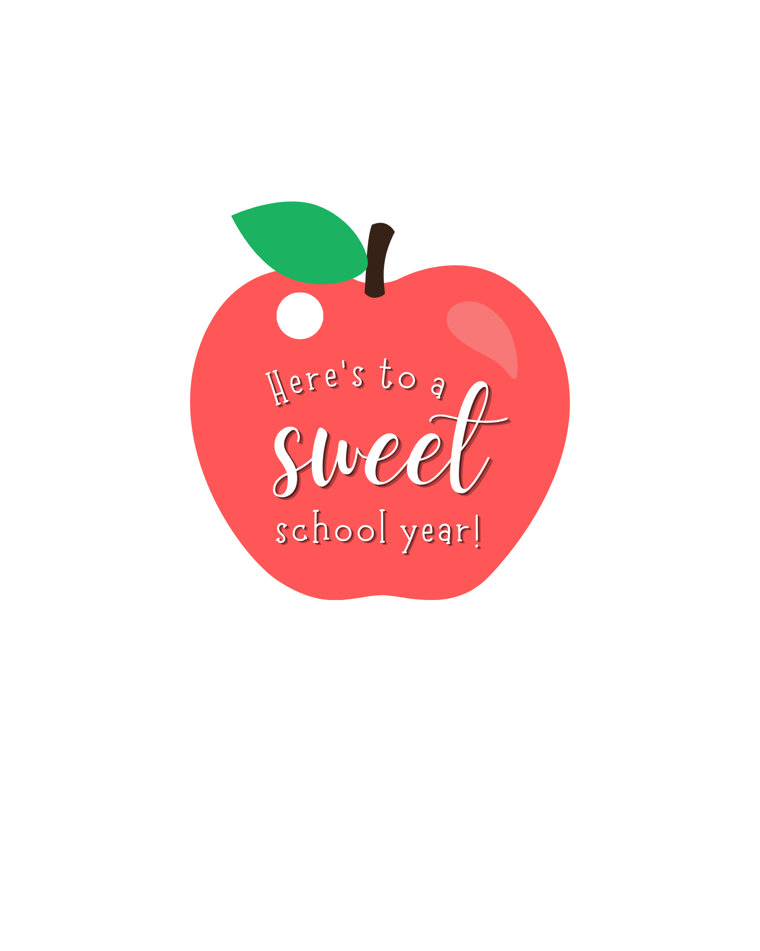 COMING SOON - Back to School Apple Gift Tag