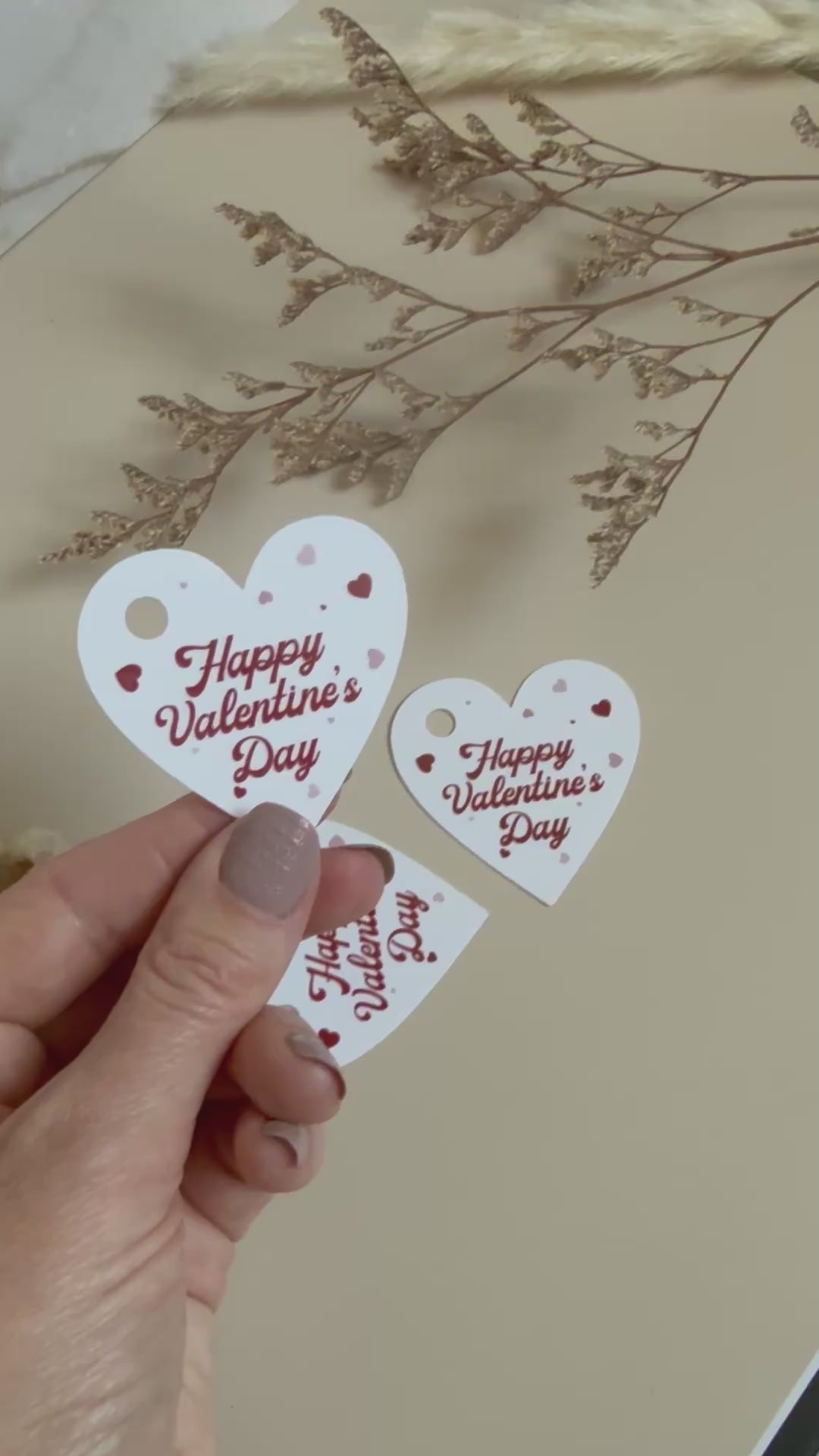 Valentine's Day Heart Gift Tag (25 PK)